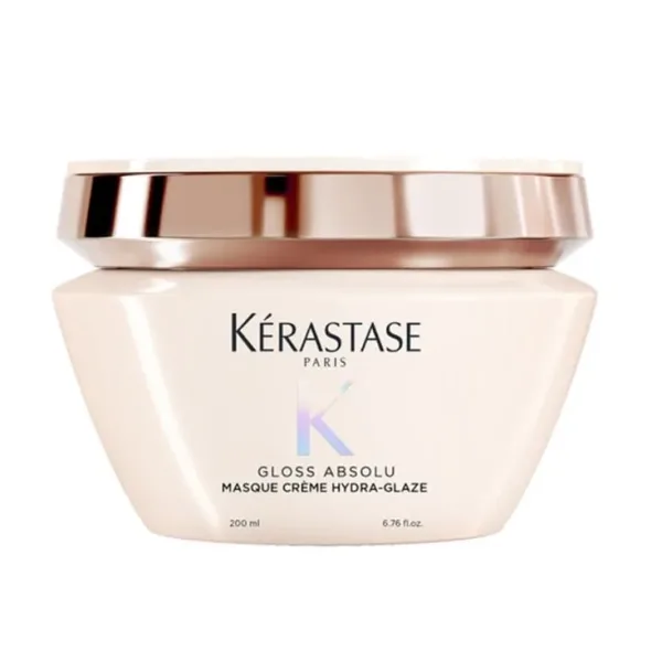 Kérastase Gloss Absolu Masque Crème Hydra-Glaze – Mască hidratantă pentru păr gros 200 ml