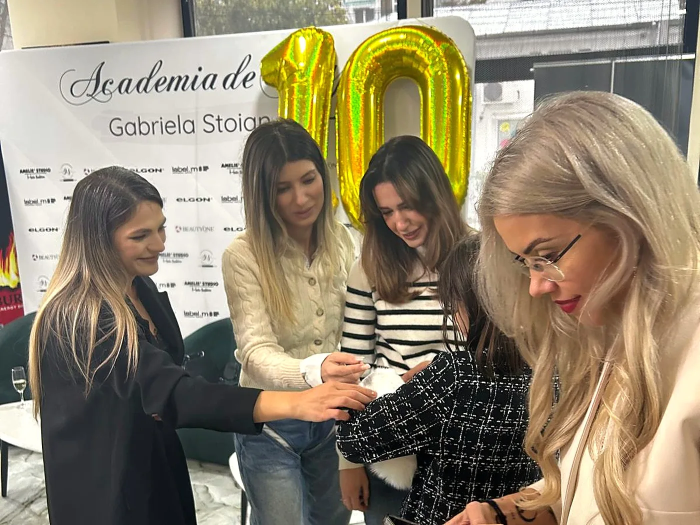 Echipa Amelie Studio la aniversarea de 10 ani a Academiei Gabriela Stoian