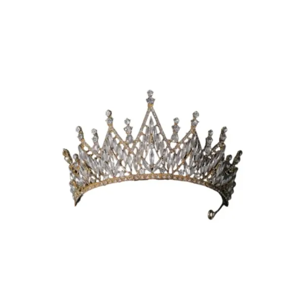 Diademă aurie stil coroană regală