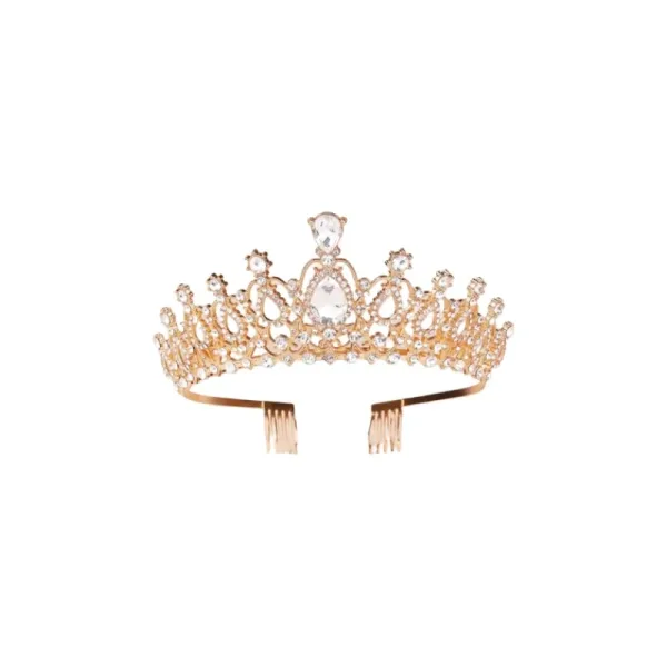 Diademă cu pietre aurie