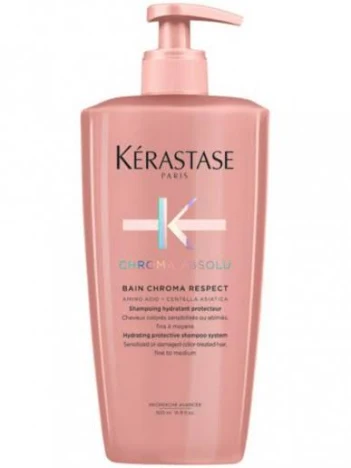 Kérastase Chroma Absolu Bain Chroma Respect 500 ml – Șampon hidratant pentru păr vopsit