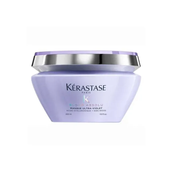 Mască pentru neutralizarea tonurilor galbene Blond Absolu Masque Ultra-Violet 200 ml